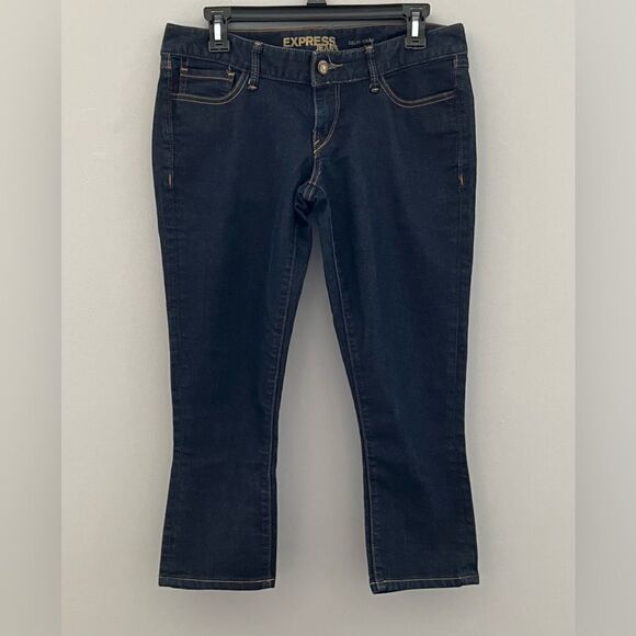 Express Womens Cropped Jeans, size 6 - Picture 1 of 10